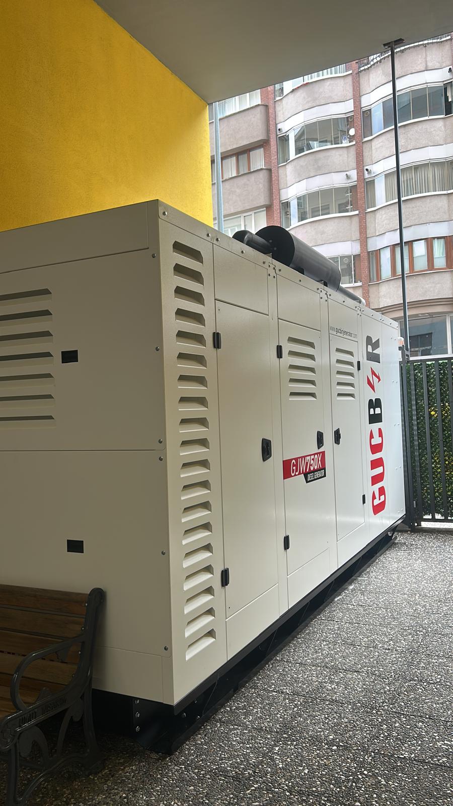 750 kW jeneratör kurulumu — GDK Elektrik